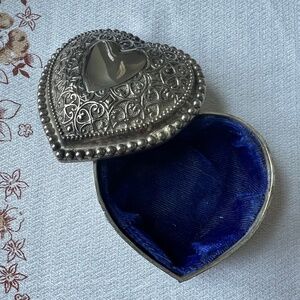 Vintage Silverplate Trinket Box